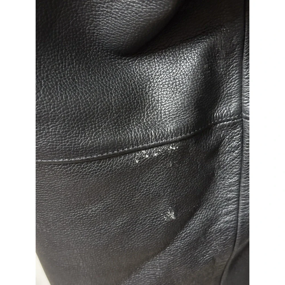 Harley-Davidson Leather Chaps Mens XL Black Riding Gear Motorcycle Biker Pants - Picture 9 of 13